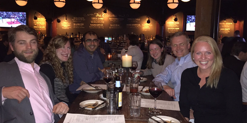 HBX CORe students meet up in the Washington D.C. area for dinner