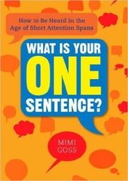 What is Your One Sentence book cover