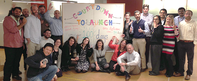 The HBX team counts down to the launch of the first cohorts in 2014